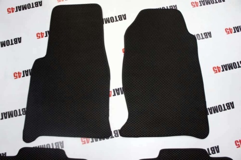 EVA ЭВА  коврики в салон УАЗ Patriot Патриот с 2014г черные рисунок ромб комплект 5шт    фото 4