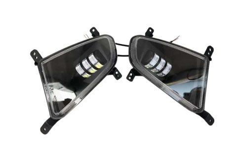 C2R  Фары п/туманные 3 линзы LED Приора 2170 SE прямоугольные 30W 3000LM 2шт гарант 3 мес фото 1