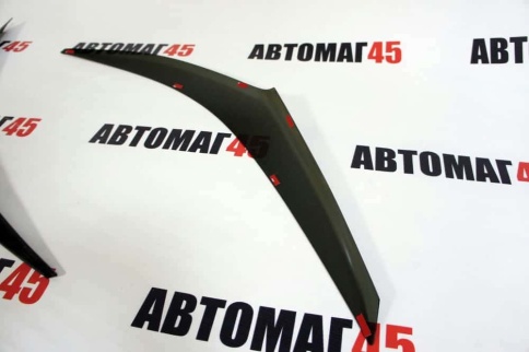 Реснички накладки на фары Hyundai Solaris Хендай Солярис 02.2017-08.2020г до рестайлинг 2шт    фото 3