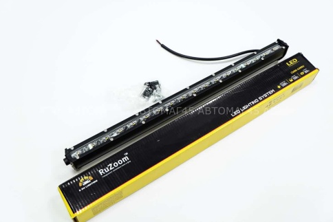 Ruzoom cветодиодная балка 10-30V рабочий свет сила 3960Lm тонкая Slim 18 диодов 54В гарантия 6мес фото 5