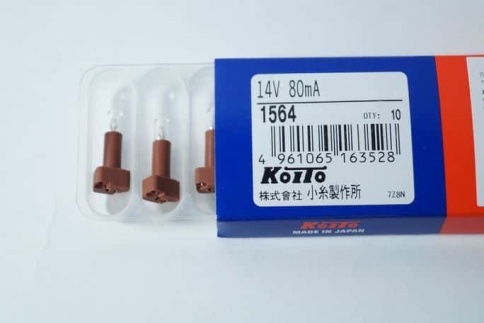 KOITO  лампа Т4,2 14V 80mA   1564   фото 5