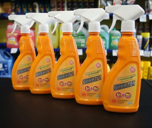 Цинкарь  преобразователь ржавчины 500мл спрей    фото 2