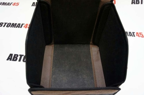 Органайзер  багажника кофр экокожа черный соты 30 x 30 x 30см    фото 4