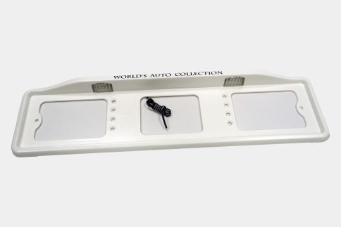 Рамка  номерного знака с подсветкой задняя белая    фото 1