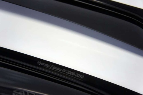 ANVair  дефлекторы окон Hyundai Elantra IV HD Хендай Элантра IV HD 2006-2011г комплект 4шт    фото 4