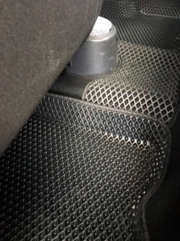 BORATEX  коврики в салон 3D EVA ЭВА Renault Kaptur 2016-2020г черные рисунок ромб комплект 5шт фото 3