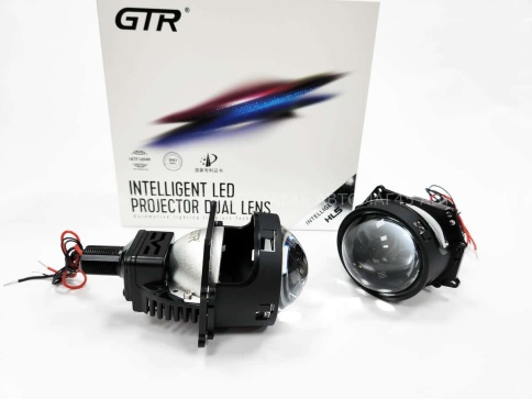 GTR HL-5 светодиодные Би-Led линзы 3.0" 12V 50W 5500K 4200Lm 1 чип гарантия 12 месяцев  фото 8