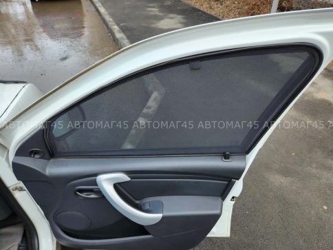 TLT  каркасные шторки на магнитах Лада Ларгус Renault Logan Sandero с 05г передние стандарт 2шт 10% фото 4