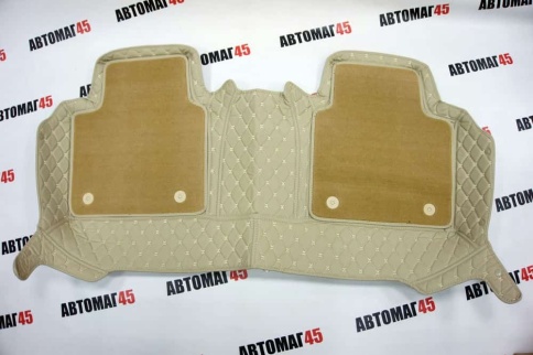 Ковры  5D экокожа Toyota Camry V40/V50/V55 2006-2018г бежевый комплект АКЦИЯ!   фото 5
