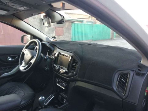 Накидка на панель Lada X-Ray Лада Х-рей карпет  фото 2