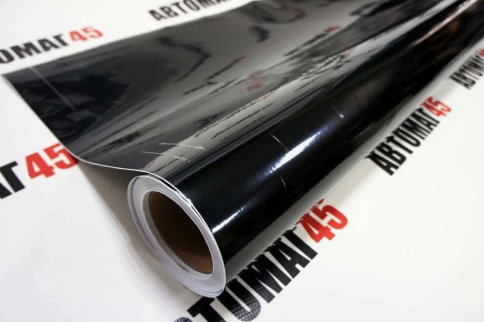 KSF  Автовинил черный супер глянец 0,81м х 0,57м    фото 1