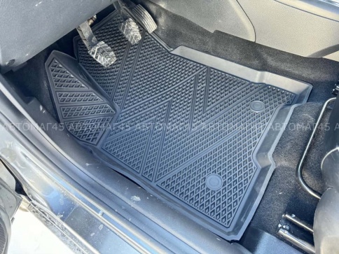 Rezkon Коврики  в салон LADA Vesta Веста LADA Vesta Веста SW Сross резина комплект 4шт    фото 1