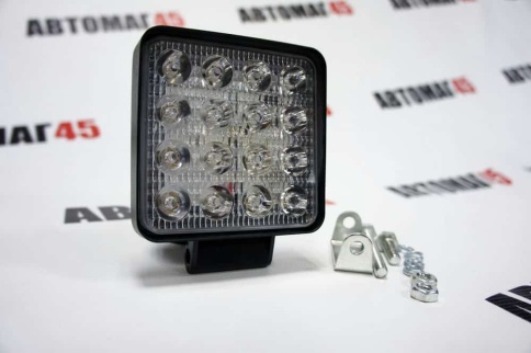 Allroad  фара светодиодная 6000К 1400Lm 10-30V  16 диодов 48Вт дальний свет 1шт гарантия1 мес  фото 3