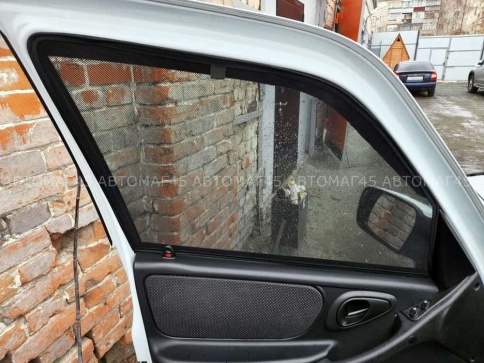 TLT  каркасные шторки на магнитах Нива Chevrolet Шевроле 09-20г Niva Travel с 20г перед 2шт стандарт фото 8