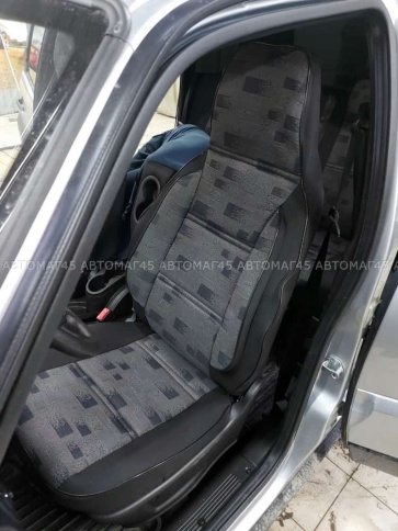 Авточехлы  Лада Lada Нива Тревел Travel с 2021г жаккард серый    фото 1