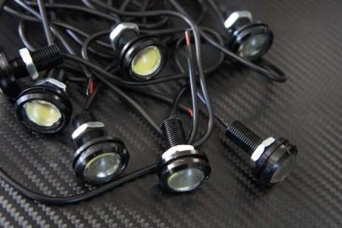 Carprofi Орлиный  глаз дневные ходовые 1 диод 18мм 3W 1шт    фото 2