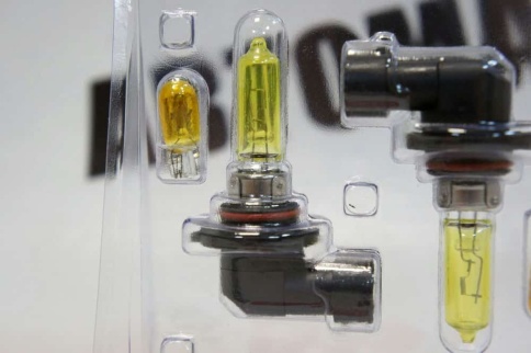 SVS  лампа H8 Yellow 12V 55W 3000K 2шт    фото 3