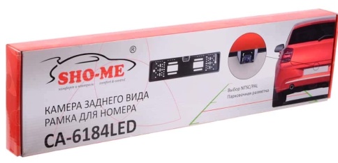 Sho-Me Универсальная камера заднего вида CA-6184LED 728*628 парковочные линии в рамке гарантия 12мес фото 3