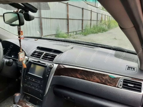 Накидка на панель Toyota Camry Тойота Камри V50 V55 2011-2018г карпет  фото 6