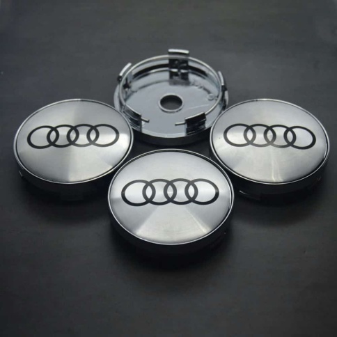 Колпачок ступицы Audi 60/57 серебро Tech Line кик слик NZDK 010 фото 1