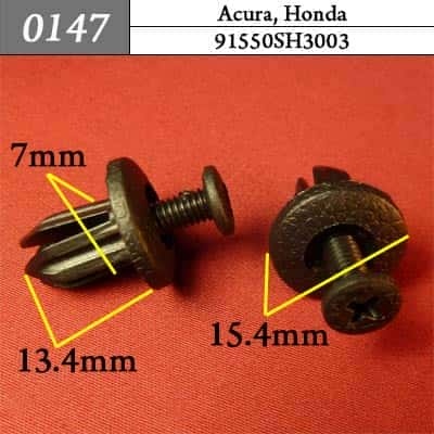 0147 Клипса пистон для Acura Honda фото 1