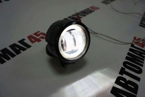 C2R Светодиодная  фара дальний свет круг 2 диода + дхо d=70мм 12-32V 1шт гарантия 1 мес    фото 5