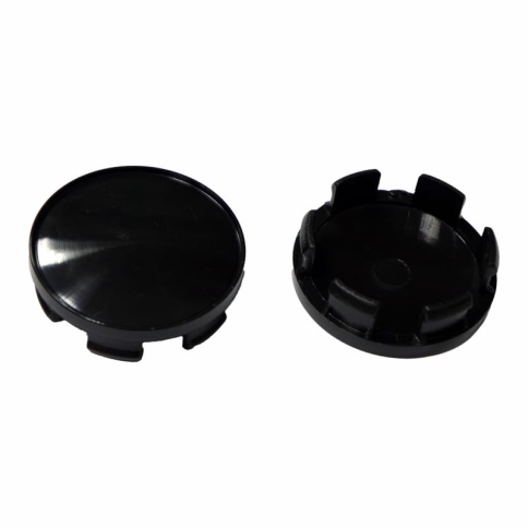 Колпачок ступицы универсальный 56/50 черный с бортиком (213155) фото 2