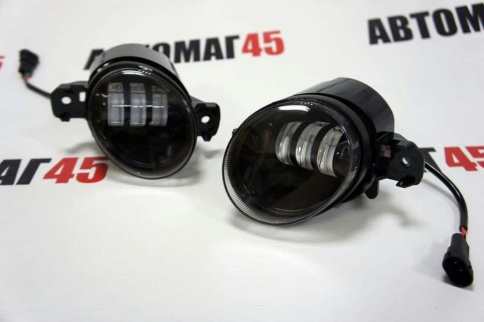 SALMAN  2 реж. 3000 6000K Фары п/туманные Nissan Infinity LED 50W 4800LM c ушами 2шт гаран. 6 мес фото 6