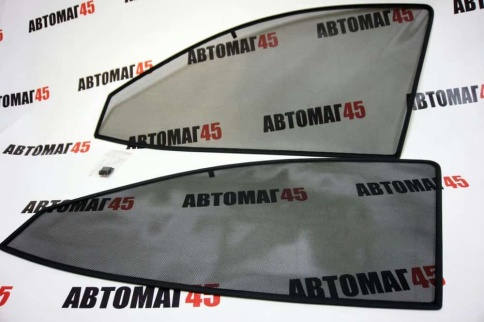 BRENZO  каркасные шторки на магнитах Toyota Rav4 XA30 2006-2012г стандарт сетка передние 2шт 10% фото 5