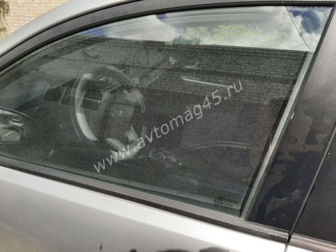 TLT каркасные шторки на магнитах Kia Rio Киа Рио 2011-2017г передние премиум 2шт 5% фото 3