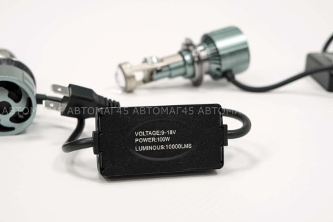 Ruzoom A80P светодиодные лампы LED линза модуль 2шт H7 12В 60W 6000K 6000Lm гарантия 6 мес фото 4