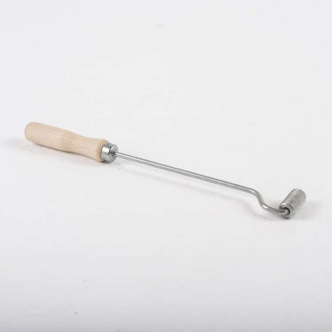 Валик  прикаточный металлический большой с длинной ручкой 35мм  фото 1