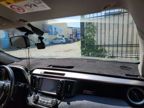 Накидка на панель Toyota RAV4 XA 40 Тойота Рав4 ХА40 2013-2019г алькантара фото 4