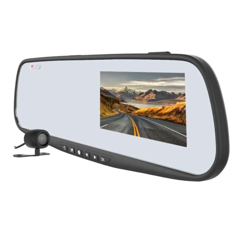 Artway AV-601HD видеорегистратор в зерк задн вида камера HD30к/сек угол 120 экран 10,75 гаран 12 мес фото 4