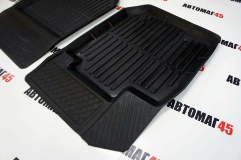 Коврики  в салон передние Largus Ларгус Logan Sandero Sandero Stepway Duster Nissan Terrano 2шт фото 6