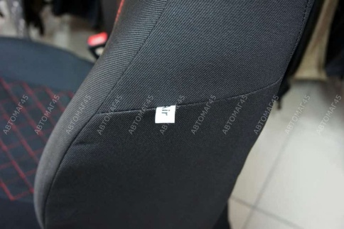 Авточехлы  Ford Focus 2 Форд Фокус 2 жаккард черный ромб Барс    фото 4