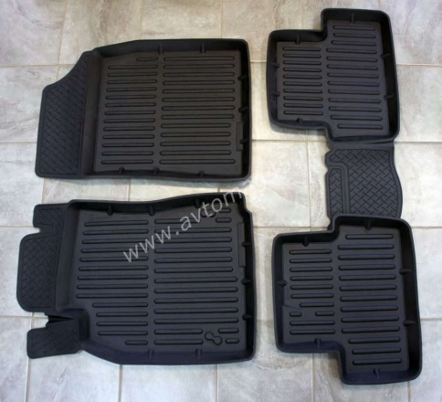 Коврики  в салон Renault Megane 2 Renault Megane 3 Renault Fluence комплект 4шт    фото 4