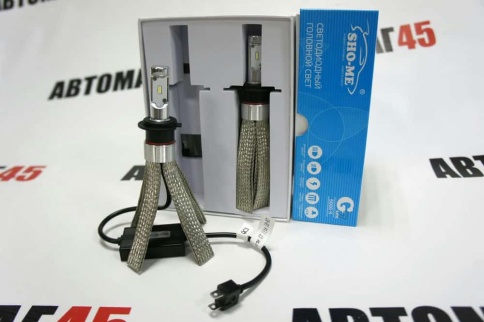 Sho-Me  G7Lite LED 2шт H7 12В 20W 5000K 2800Lm +150 гарантия 12мес    фото 2
