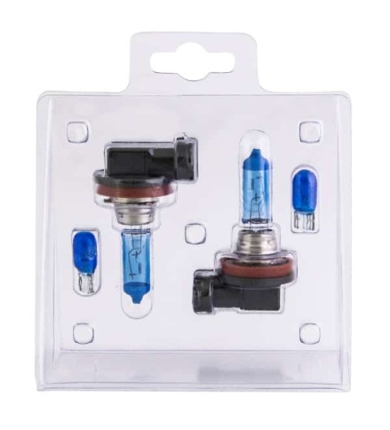 SVS  лампа H8 White 12V 35W 5000K 2шт    фото 2