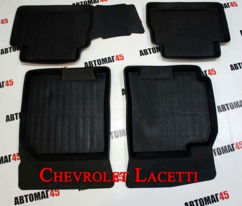 Коврики  в салон Chevrolet Lacetti 2004-2013г Daewoo Gentra Ravon Gentra комплект 4шт    фото 1