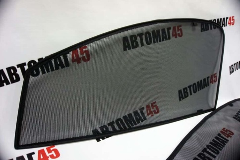 TLT  каркасные шторки на магнитах Volkswagen Polo Поло седан 2010-2020г передние 2шт стандарт 10% фото 2