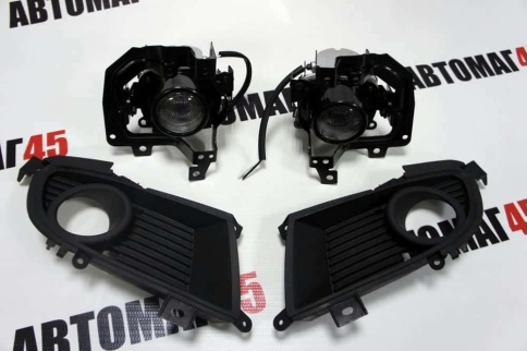 Фары  противотуманные Mitsubishi Lancer 9 2003-2005г 2 туманки(03-09г) 2 рамки(только 03-05г) MB600  фото 1