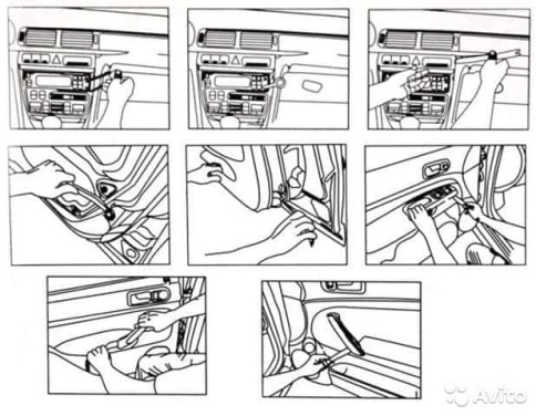 GUA ERLE  набор инструментов для снятия обшивки и клипс 12 предметов S280    фото 4