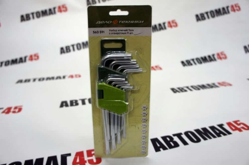 Дело Техники  Набор шестигранных ключей 9 предметов    фото 1