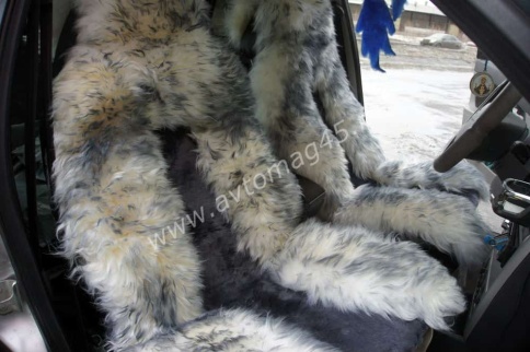 Maximal Накидки  комбинированные середина темно-серая бока палевые 140х50см 2шт    фото 5