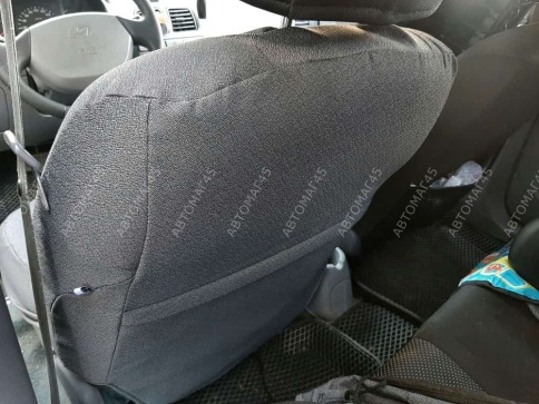 Авточехлы  Hyundai Accent Хендай Акцент Тагаз 1999-2012г жаккард Барс    фото 2