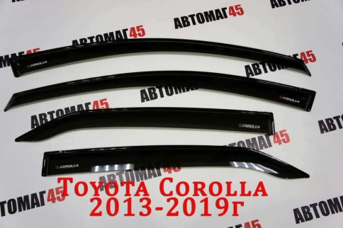 VAD  дефлекторы окон Toyota Corolla Тойота Королла 2013-2019г комплект 4шт    фото 1