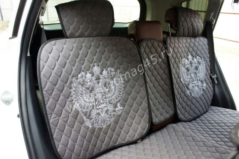 Чехлы  накидки на сиденье серия G лен серый комплект 5шт    фото 8