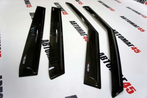 VAD  дефлекторы окон KIA Seltos Киа Селтос 2019-2022г комплект 4шт    фото 4