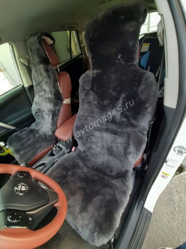 Автоцентр Накидки короткий ворс темно-серый 140x55 на весь салон 5шт АКЦИЯ!    фото 4